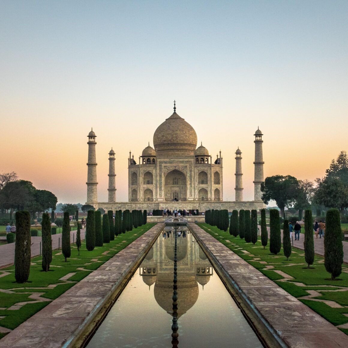 panorama des taj mahal